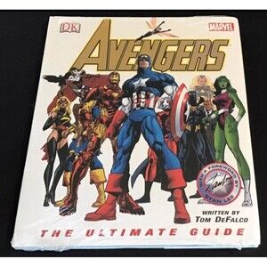 AVENGERS ULTIMATE GUIDE Marvel Comics-Hard Cover Book-2005-NEW